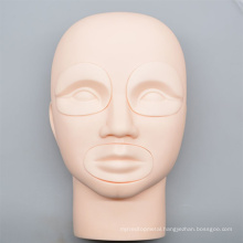 Cosmetic Tattoo Practice Mannequin Head With Removablve Lips And Eyes For PMU Beginner